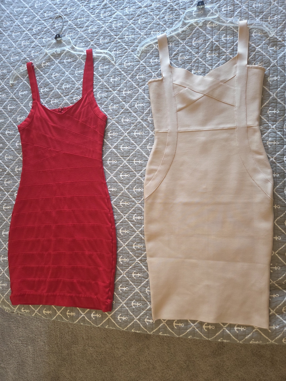2 Bodycon Tank Dress - Classic Sleeveless Style